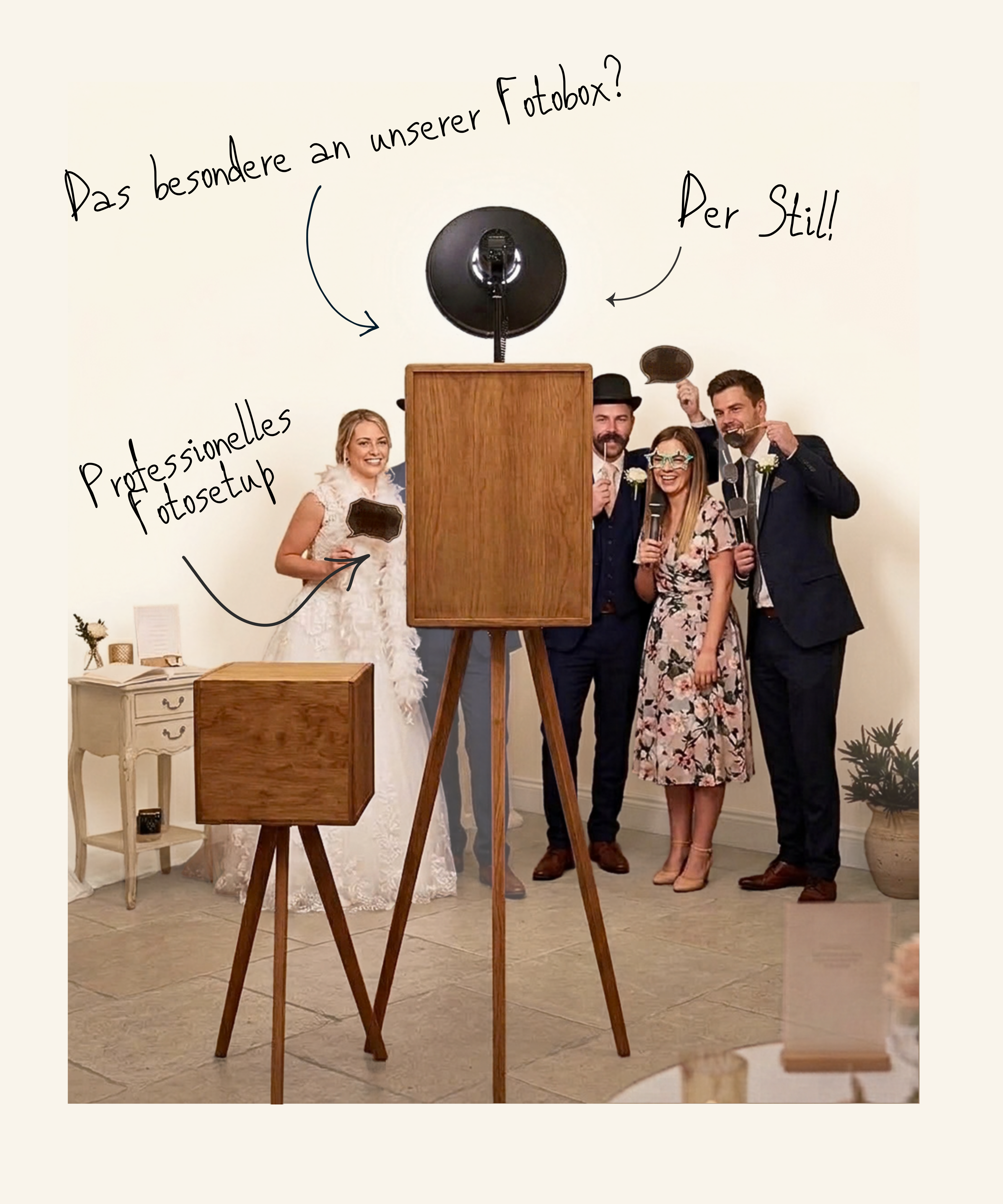 Elegante Fotobox Details